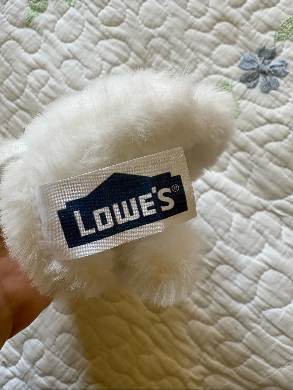 Lowe’s puppy keychain
